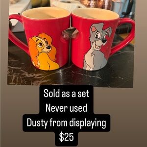 Lady and the tramp 
Disney couples mug 
Brand new never used. 
Was on display